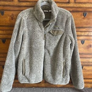 L.L.Bean Hi-Pile Fleece Jacket Size Medium